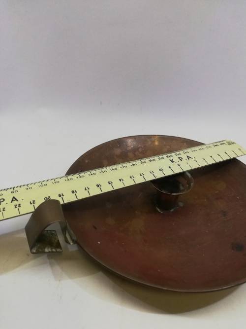 Vintage copper candle holder