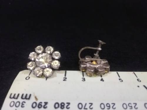 Vintage screw on earrings