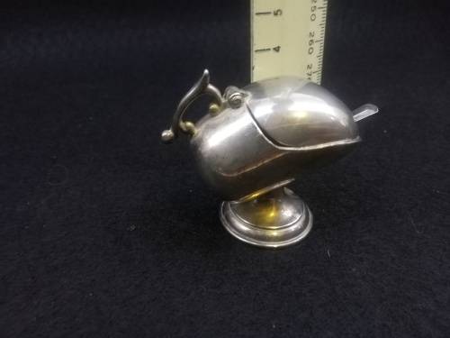 Small salt pot - Silver plated Elweco