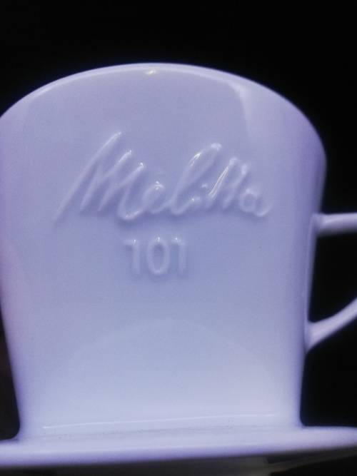 Melitta Filter 101 Ceramic White 60s