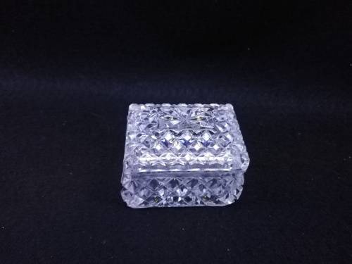 Beautiful glass trinket box