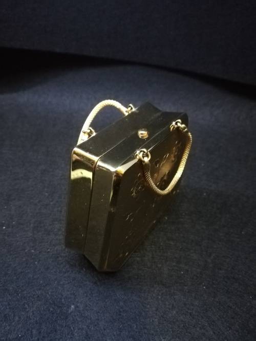 Raysig 7 jewels handbag travel clock - crack in glass - Not tested