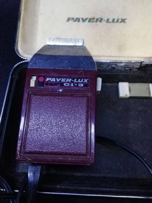 Payer-lux shaver - working