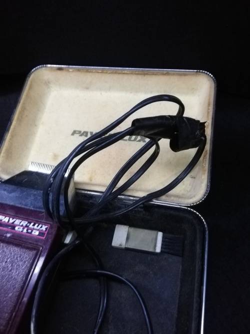 Payer-lux shaver - working