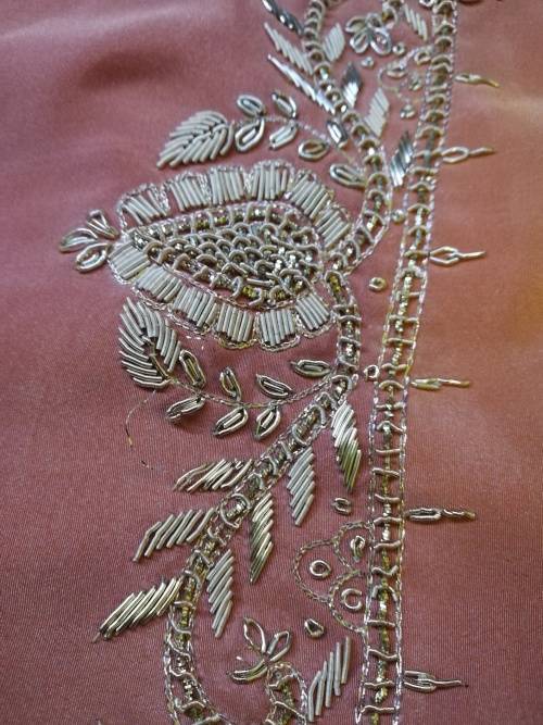 Bead Work Saree