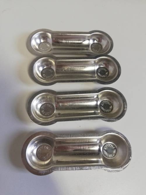 Nutbrown vintage Eclair cases/forms 1950