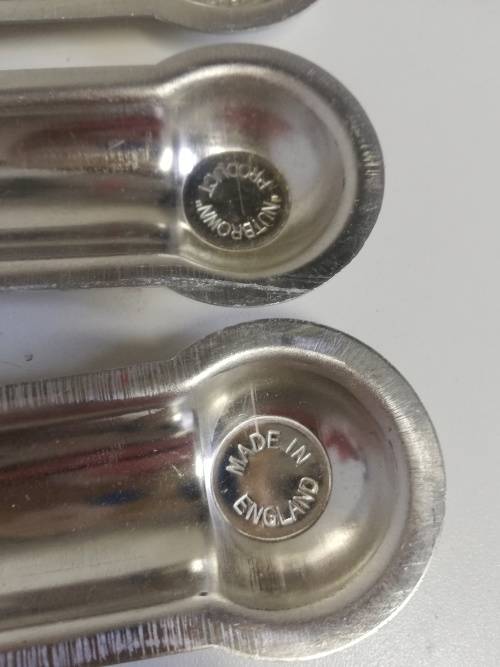 Nutbrown vintage Eclair cases/forms 1950