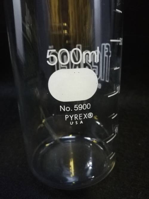Corning Pyrex 500mL Graduated Glass Fleaker