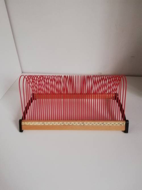 Vintage record storage rack