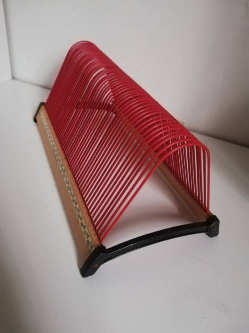 Vintage record storage rack