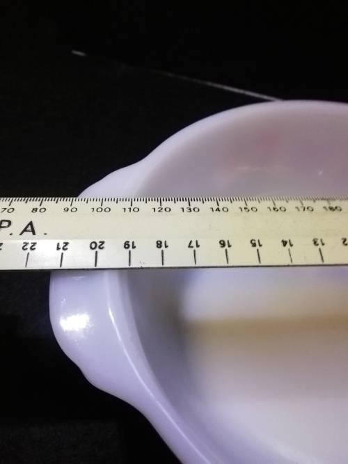 Fire King milk glass dish