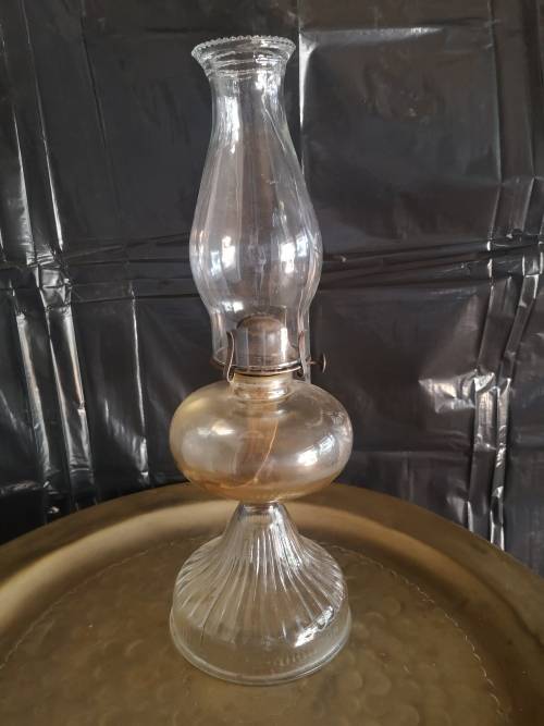 Gorgeous old oil lamp