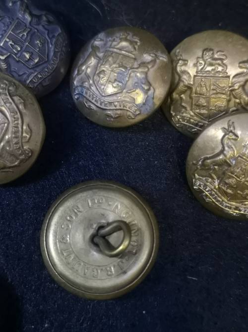 Brass buttons