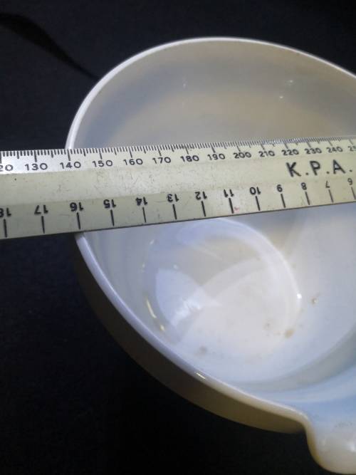 T G GREEN CORNISH BLUE STRIPE MIXING POURING BOWL