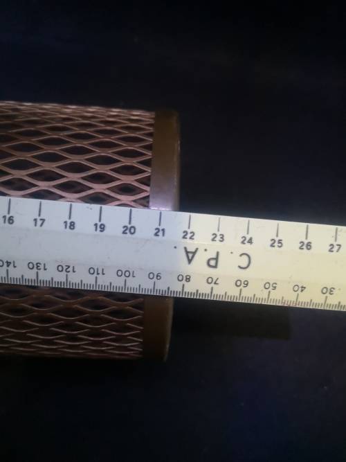 Vintage copper lamp - needs a electrical cord