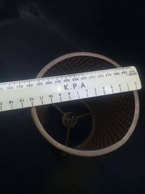 Vintage copper lamp - needs a electrical cord
