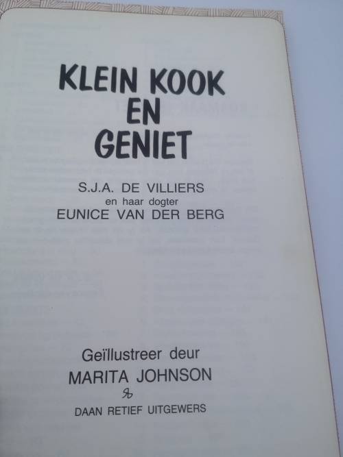 Klein Kook en geniet - Daan Retief uitgewers