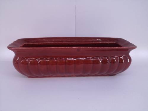 Maroon vase