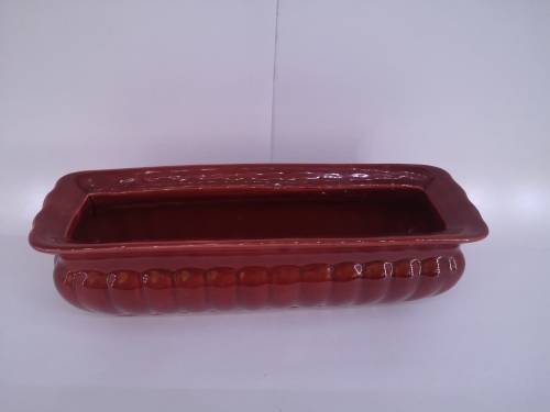 Maroon vase