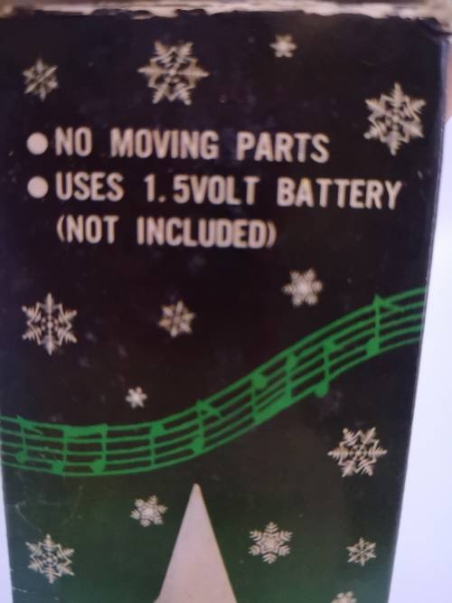 Vintage musical Christmas ornament