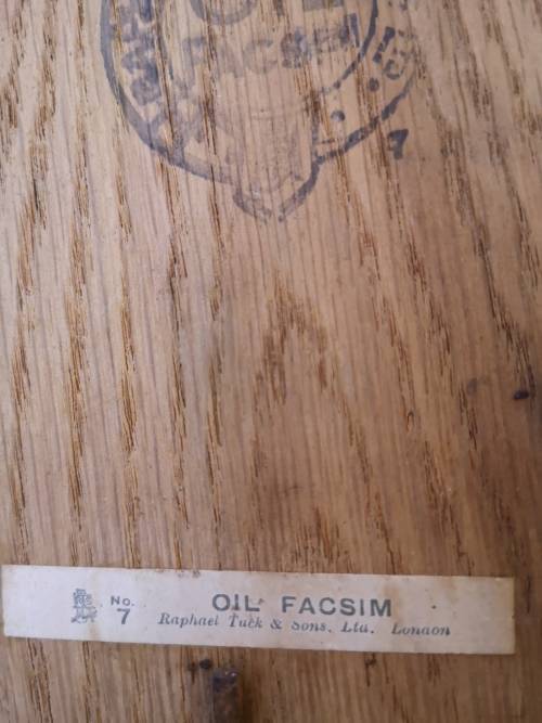 Oil Fascim no 7 Raphael Tuck&sons