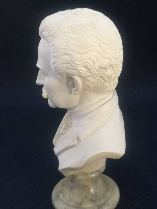 J Strauss bust - signed and numbered