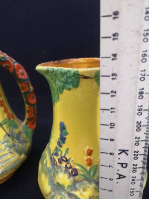 1930`s Art Deco Burleigh ware jug set! No markings