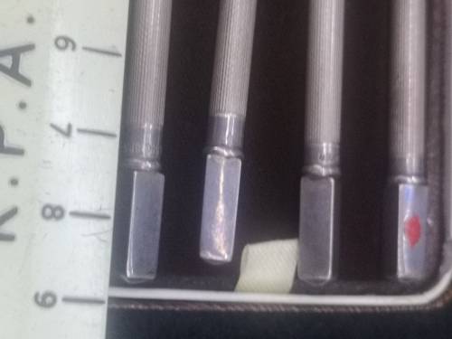 Vintage English sterling silver Bridge pencils boxed