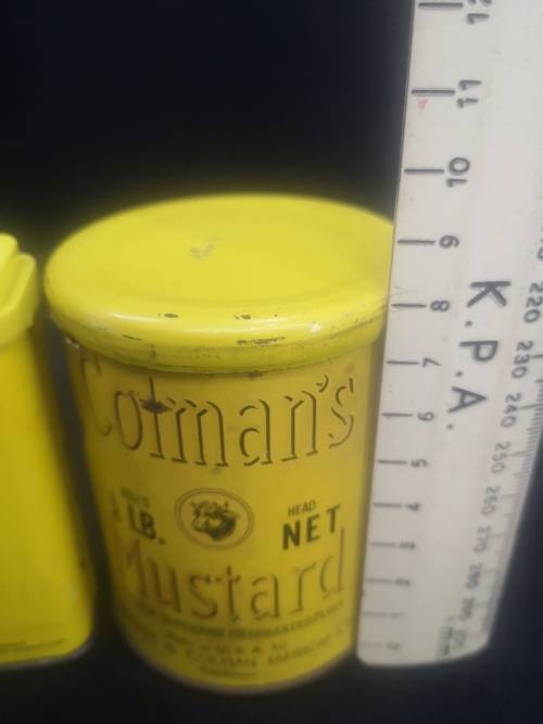 Colemans Mustard tin collection