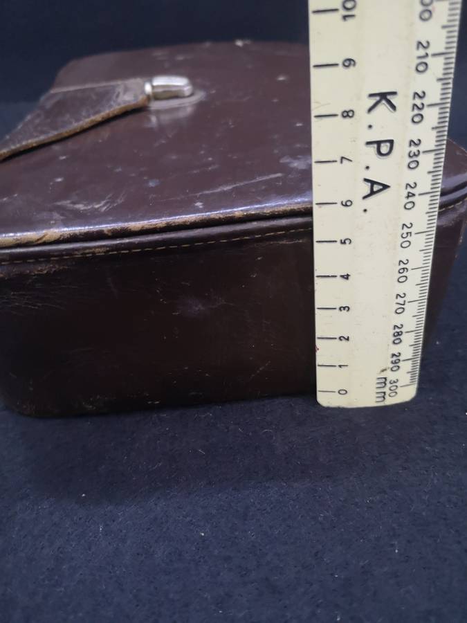 Doctors Leather case - Initialed with stethoscope and blood pressure  tool