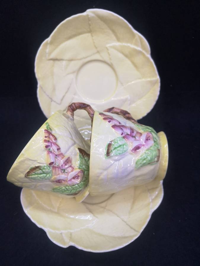 Vintage Carlton Ware cup and saucer set of two