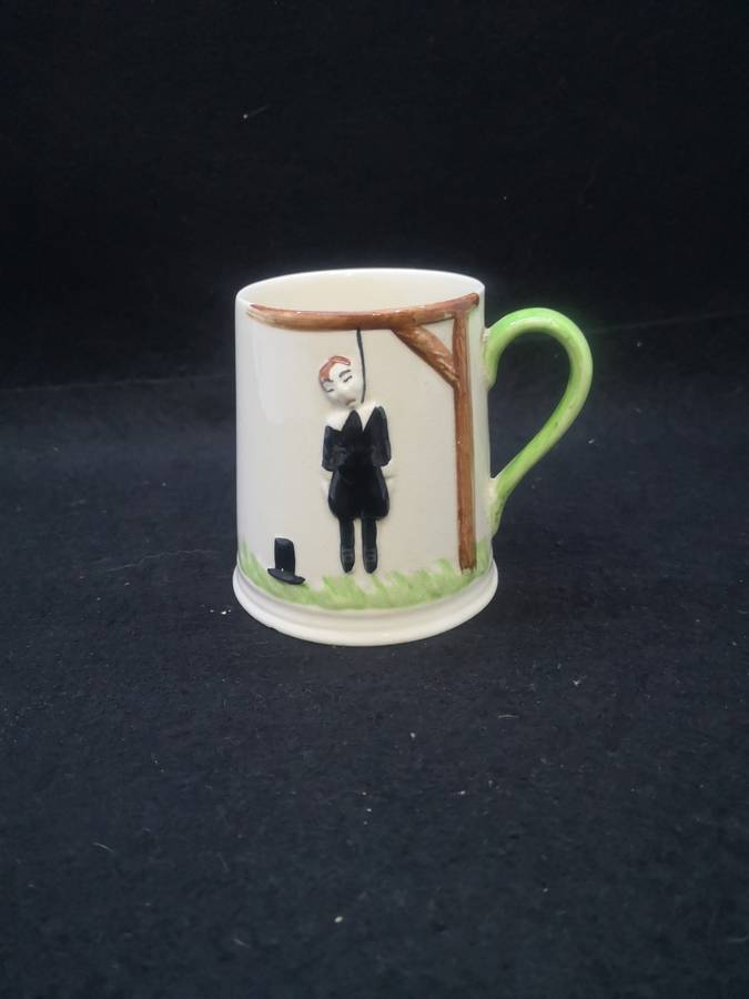 Vintage Carlton ware Hanging man mug