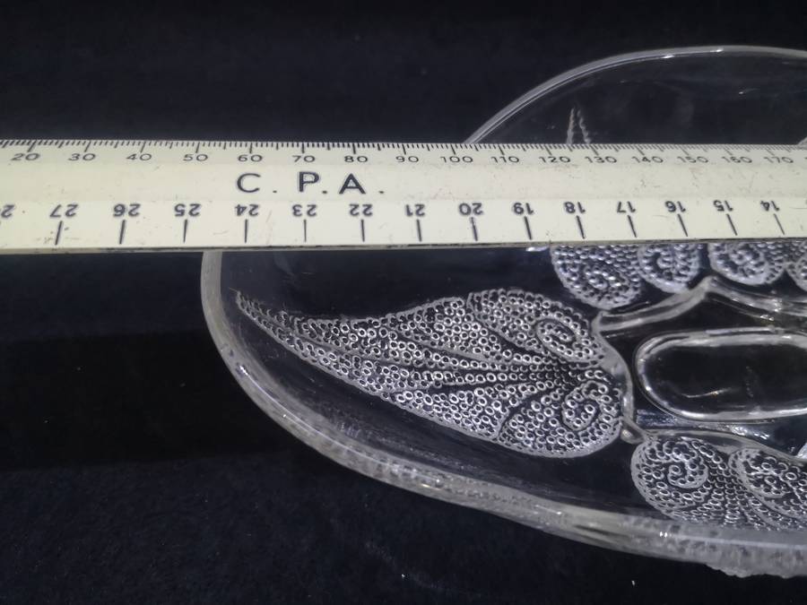 Stunning glass dish