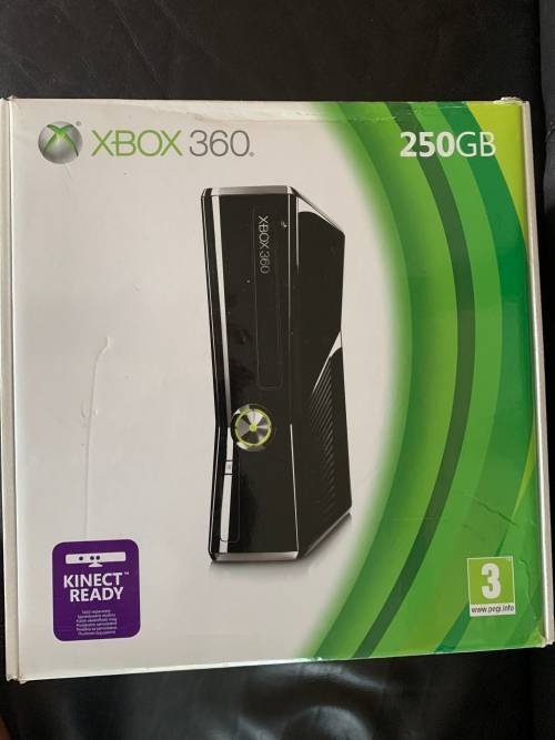 Microsoft Xbox 360 250Gb In Original Box And Accessories