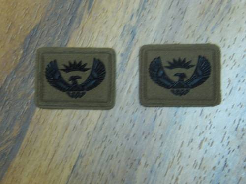 SANDF MAJOR COLLAR RANK SET