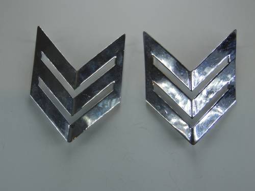 SADF CHROME SGT RANK SET