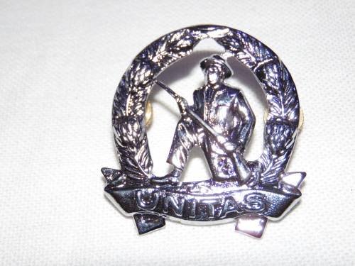 COMMANDO CHROME CAP BADGE