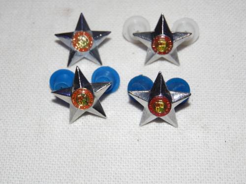 SADF CHROME LIEUTENANT RANK SET ALL PINS