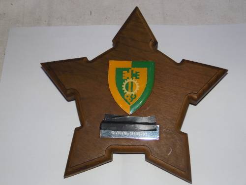 7 MOBILIZATION CENTRE SHIELD(NAME TAPED CLOSED)