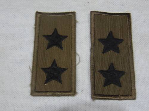 SADF FIRST CAMMO LT RANK SET