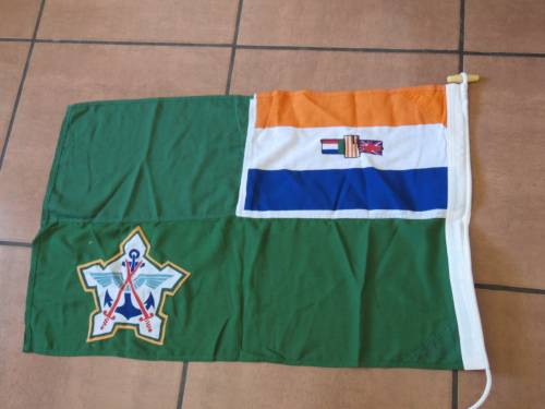SADF STORM FLAG 1987 80CM X 60CM LIKE NEW