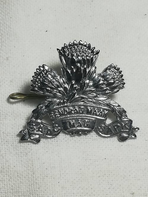 SA ARMOUR CORPS CAP BADGE
