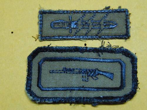 SADF NUTRIA 61MEG AND SHOOTING BADGE USED