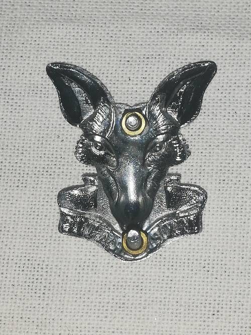 INTELEGENCE CORPS CAP BADGE WITH SCREWS