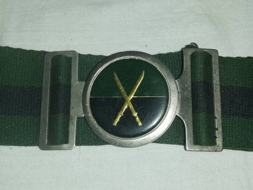 INFANTTRY SCHOOL BELT AND BUCKLE 113CM BELTING