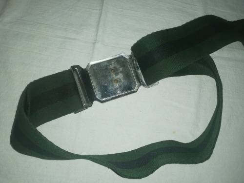SADF DOG CENTRE BELT AND BUCKLE 105CM BELTING