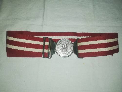 ARMY GYMNASIUM BELT AND BUCKLE 96CM BELTING 96CM BELTING
