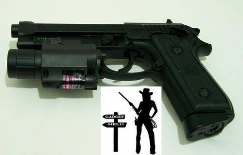 KWC " Replica of Taurus PT92 4.5MM C02 Pistol Semi/Full Auto + Laser Combo + Extra's