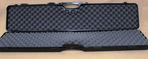 Single Rifle Hard Gun Case 1200mm x 240mm x 100mm. Egghell Foam Padding.