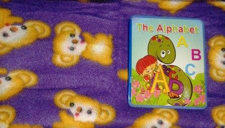 Baby blanket with free book